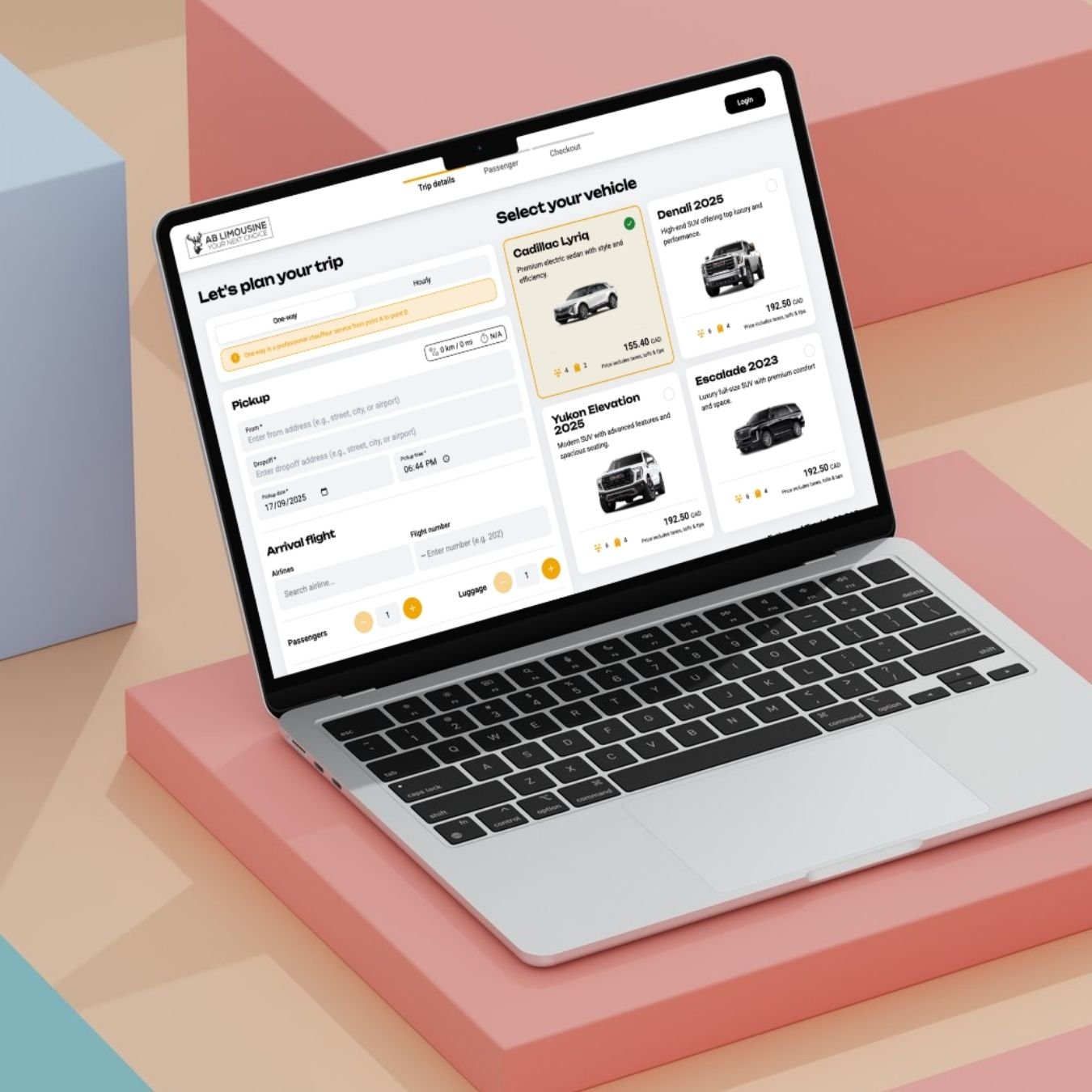 Limousine Booking Portal